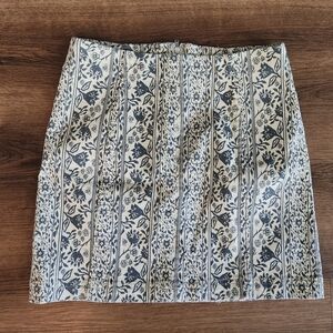 Free People Modern Femme Novelty Skirt in Neutral